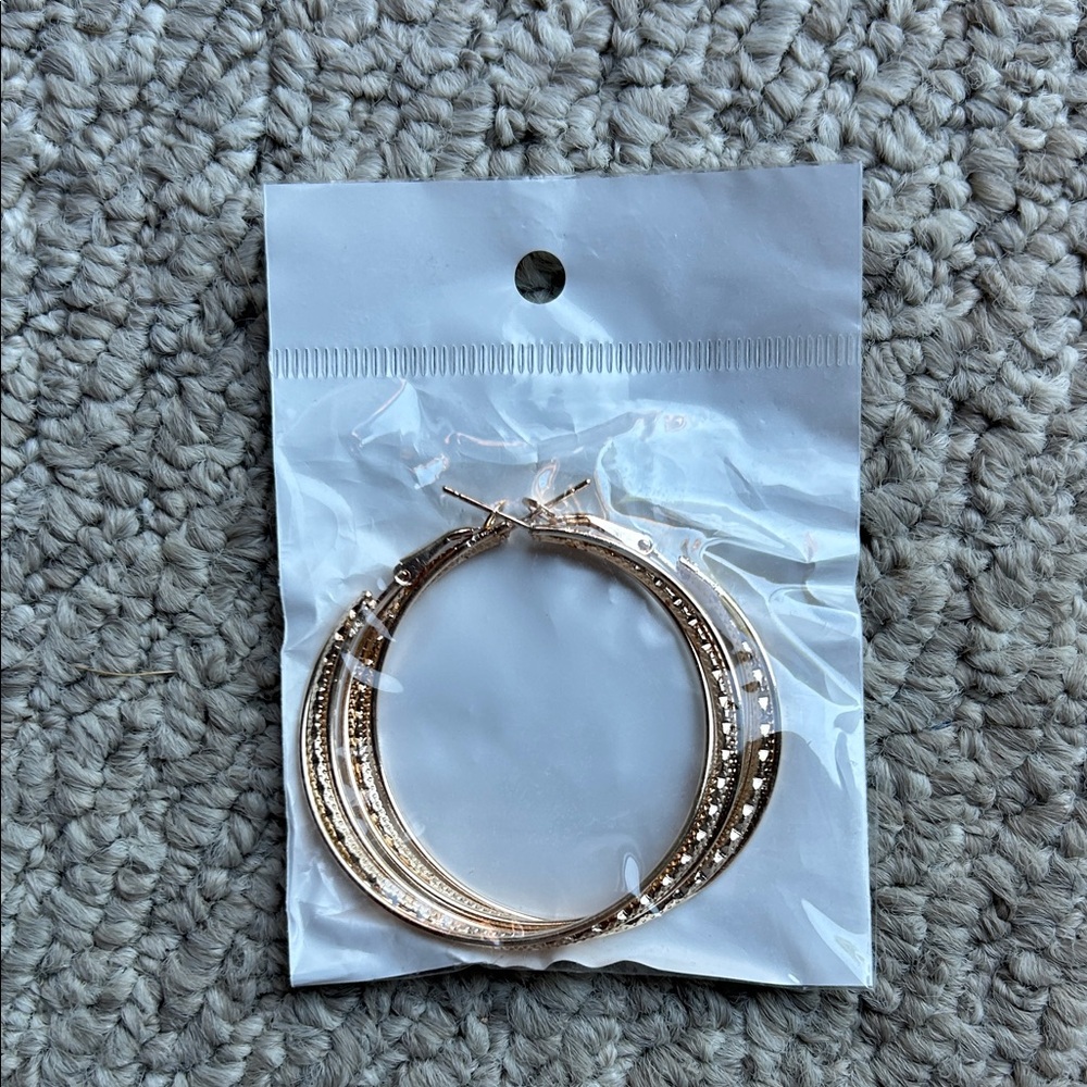 Elegant Gold Hoop Earrings